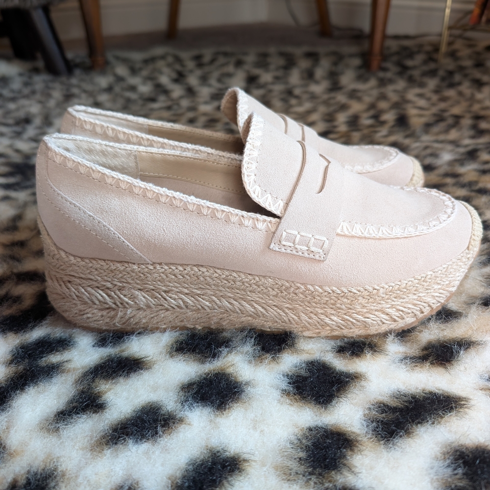 Women's Cream Espadrille Dolce Vita Jalia Loafers 8.5